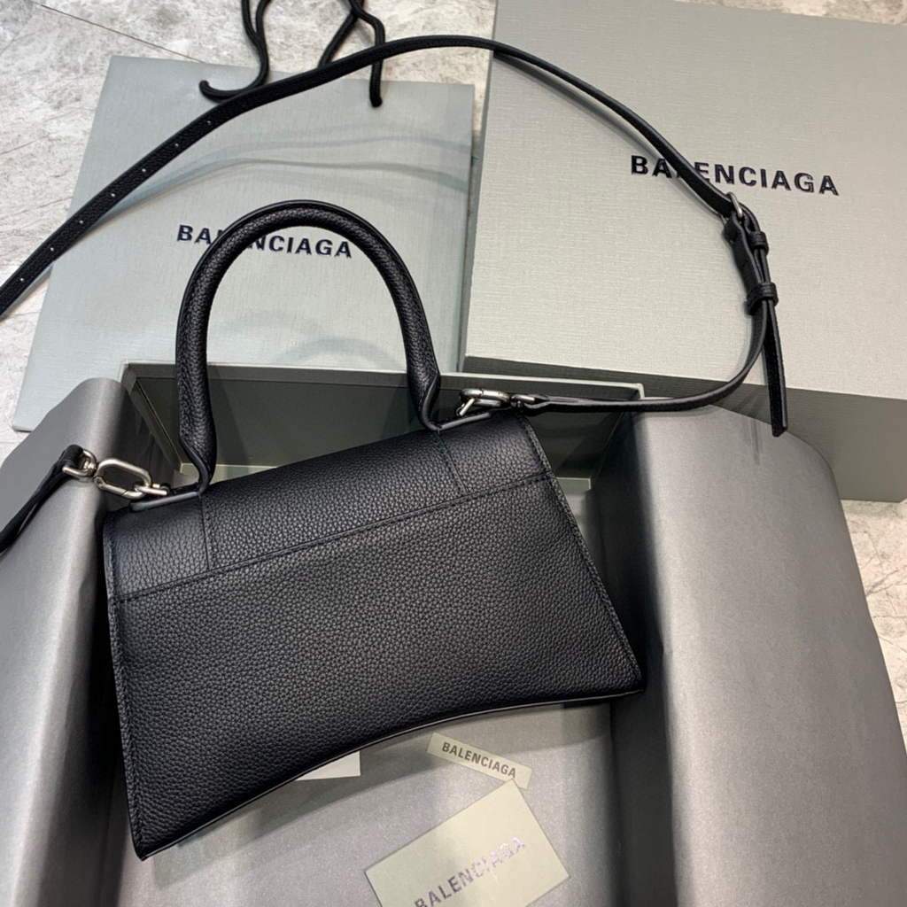 Balenciaga 593546 Harglass Small Top Many Bolsa Negro