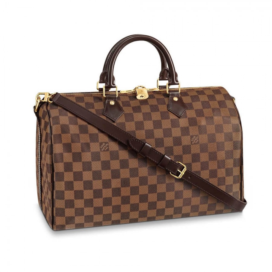 Louis Vuitton Damier Ebene Canvas Speedy Bandouliere 35: Una obra maestra atemporal